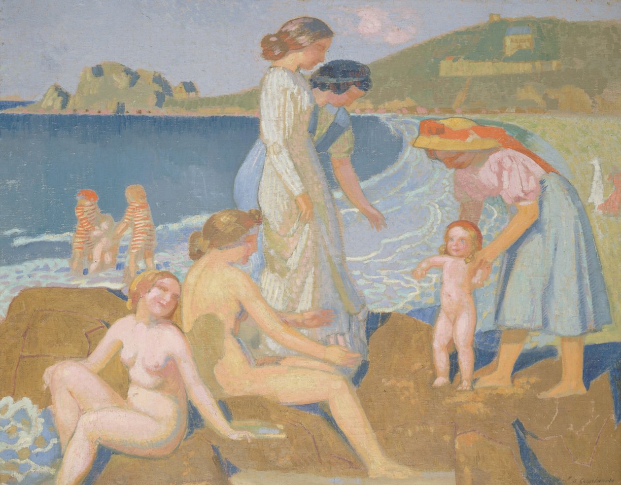 Baigneuses à Perros-Guirec, ca. 1909-1912 by Maurice Denis