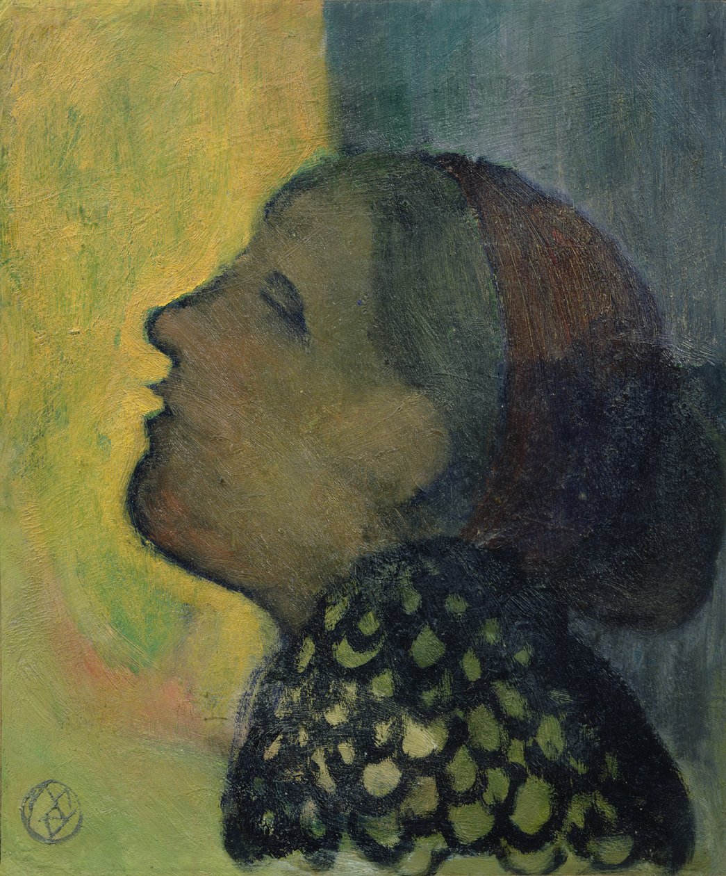Head Raised in Profile by Maurice Denis