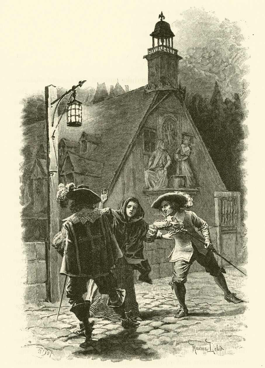 Illustration for The Three Musketeers by Maurice Leloir