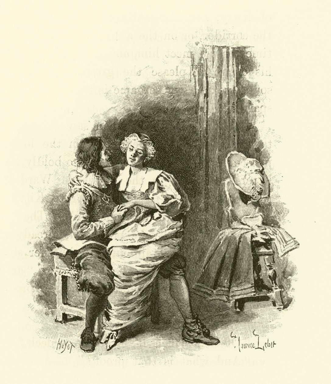 Illustration for The Three Musketeers by Maurice Leloir