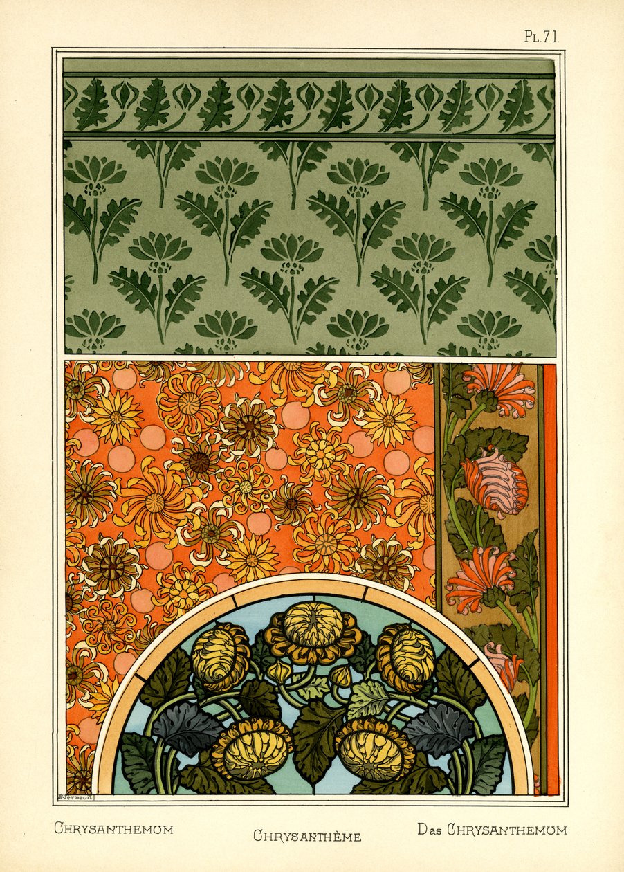 The Chrysanthemum by Maurice Pillard Verneuil