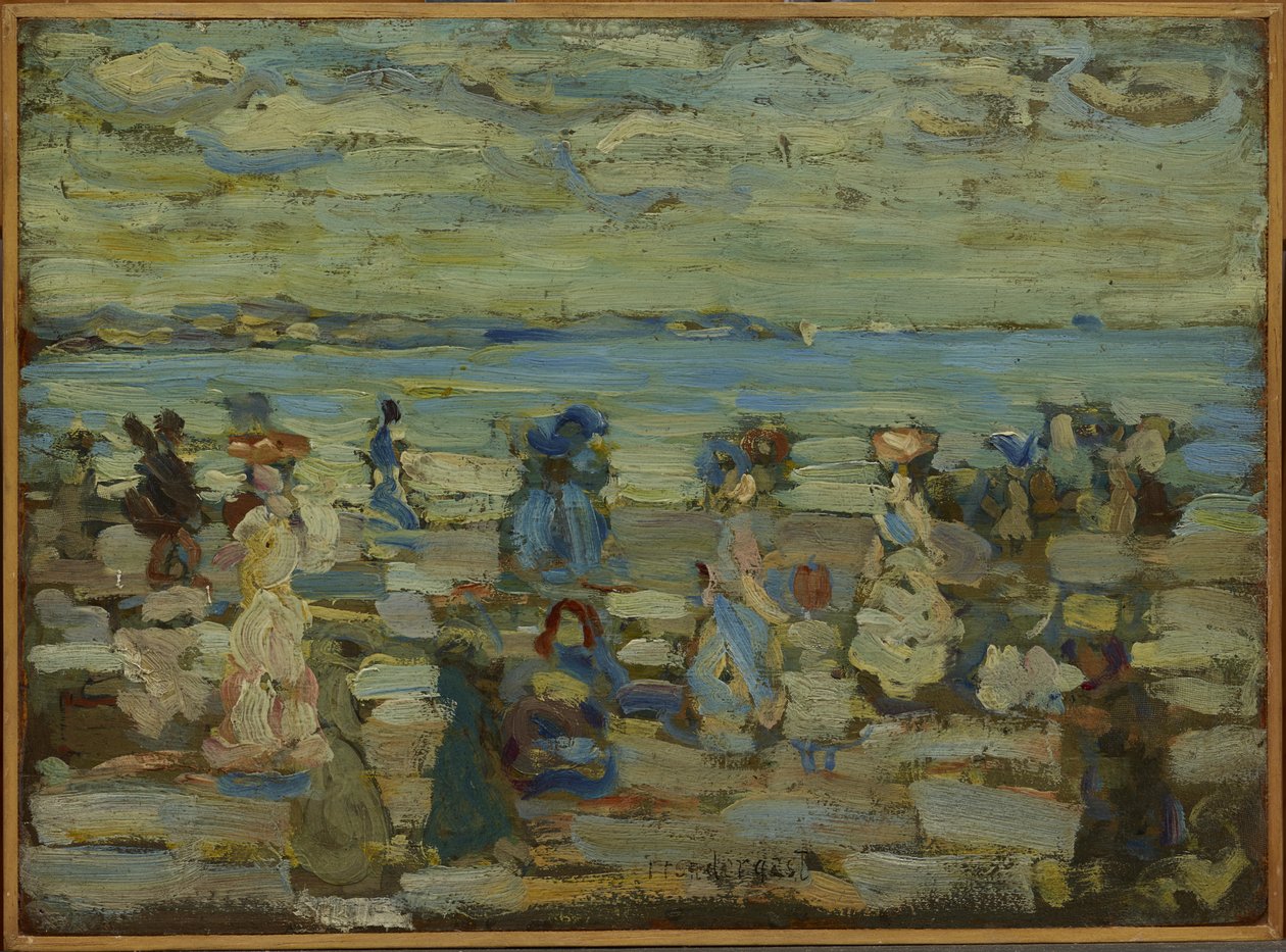 Beach Scene by Maurice Brazil Prendergast
