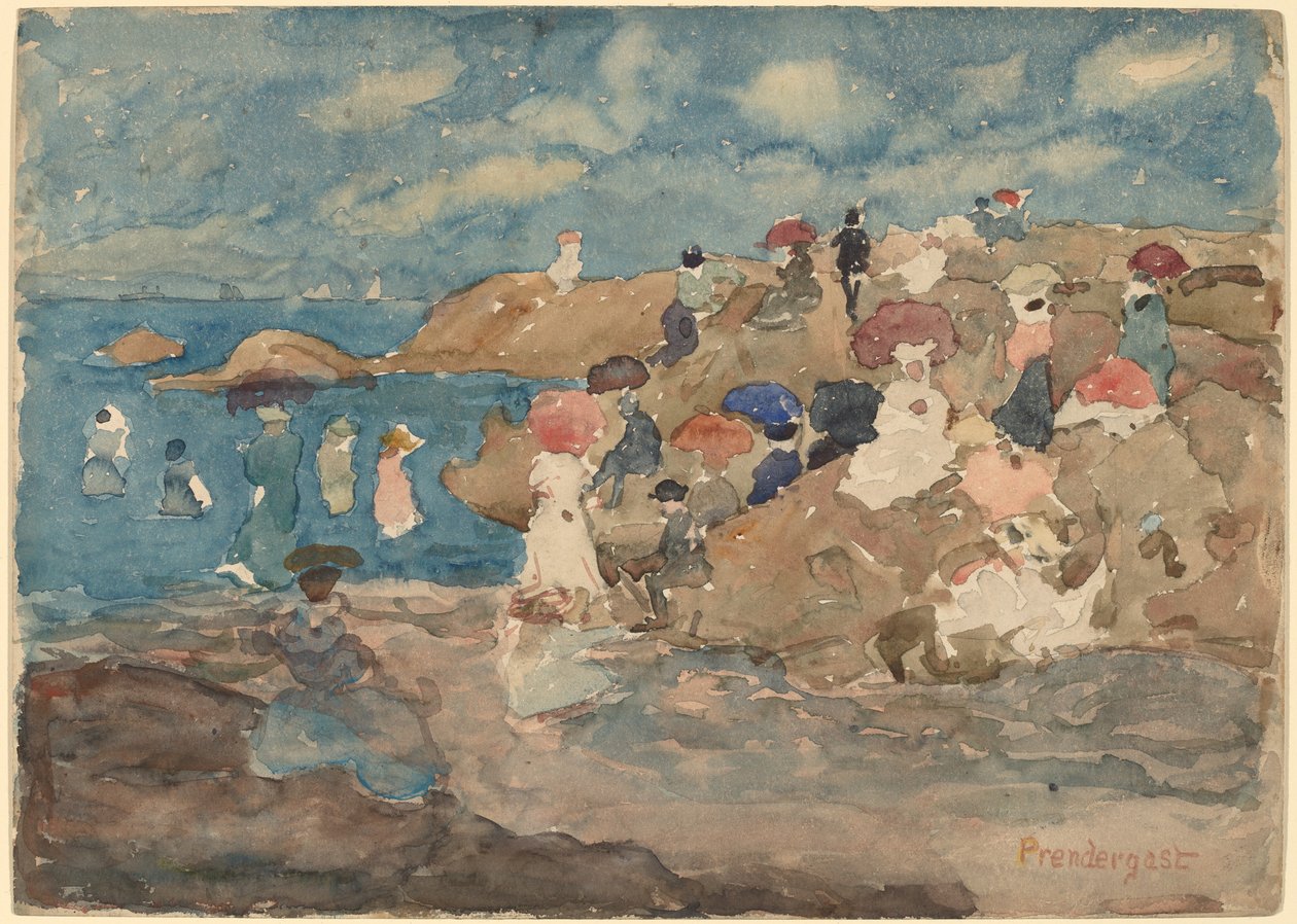 Revere Beach by Maurice Brazil Prendergast