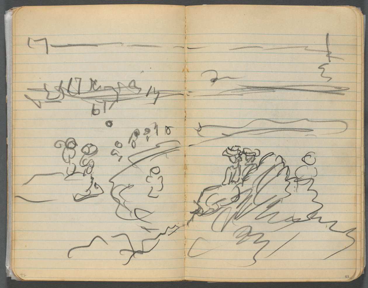 Sketchbook: Beach View by Maurice Prendergast
