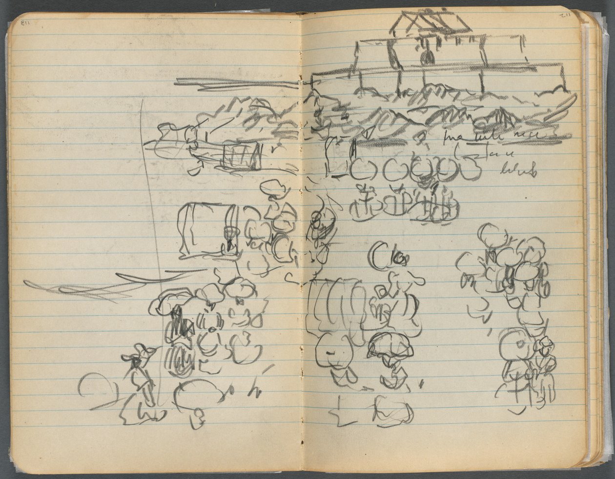 Sketchbook: Beach View by Maurice Prendergast