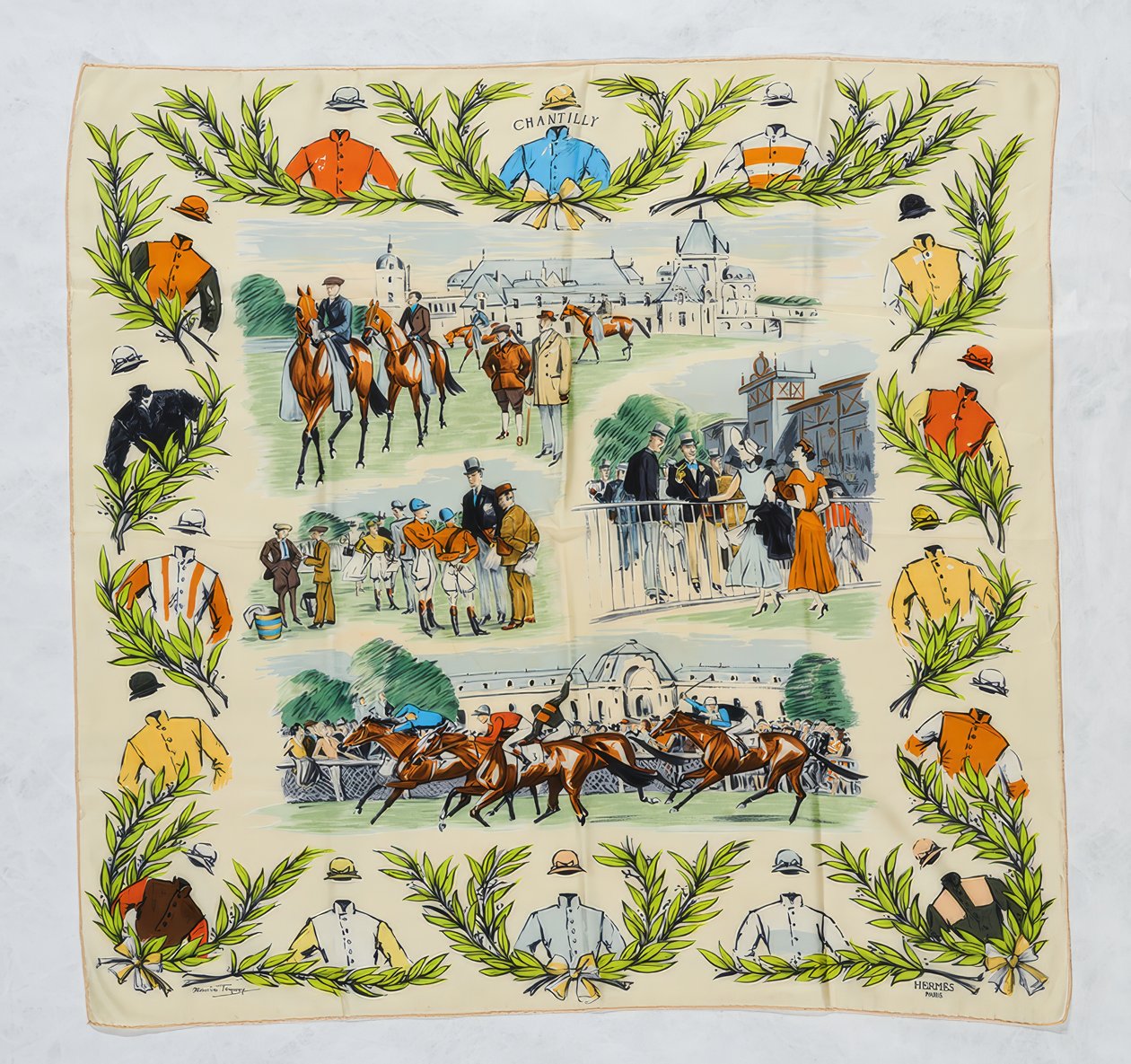 Silk Scarf by Maurice Taquoy