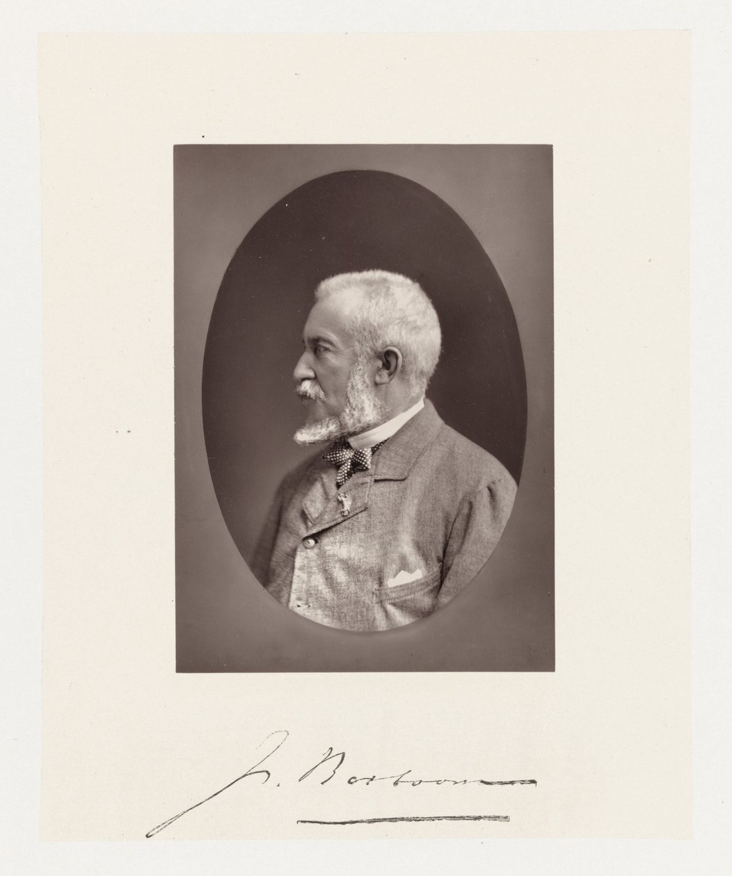 Portrait of Johannes Bosboom by Maurits Verveer (attributed to)