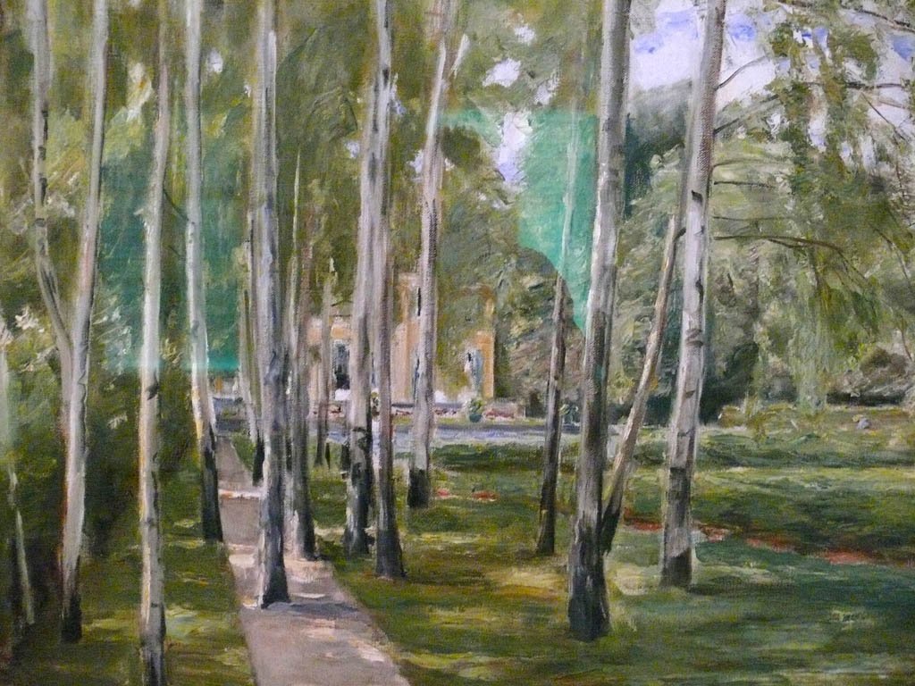 Birch Path by Max Liebermann