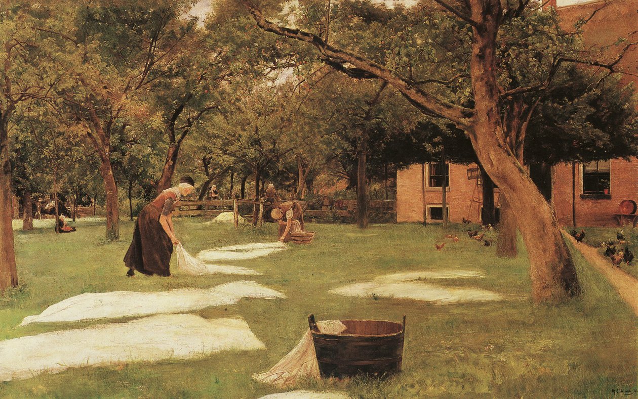 The Lawn Bleach by Max Liebermann