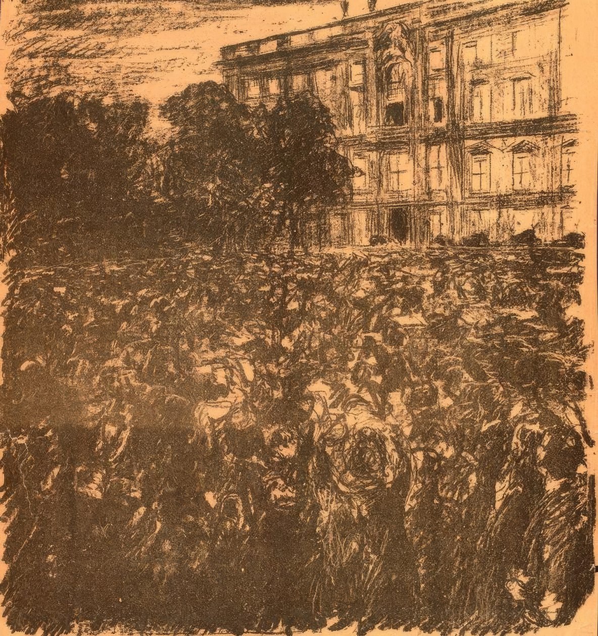 I Know No Party Anymore, I Only Know Germans by Max Liebermann