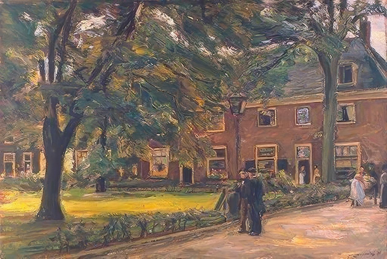 Proveniershuis in Haarlem by Max Liebermann