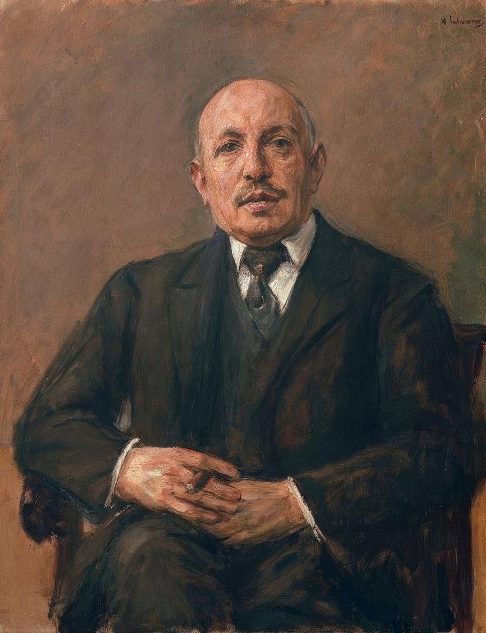 Samuel Fischer / Painting by Lieberman by Max Liebermann
