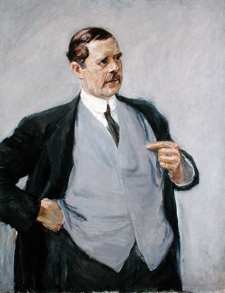 The Architect, Peter Behrens, 1913 by Max Liebermann