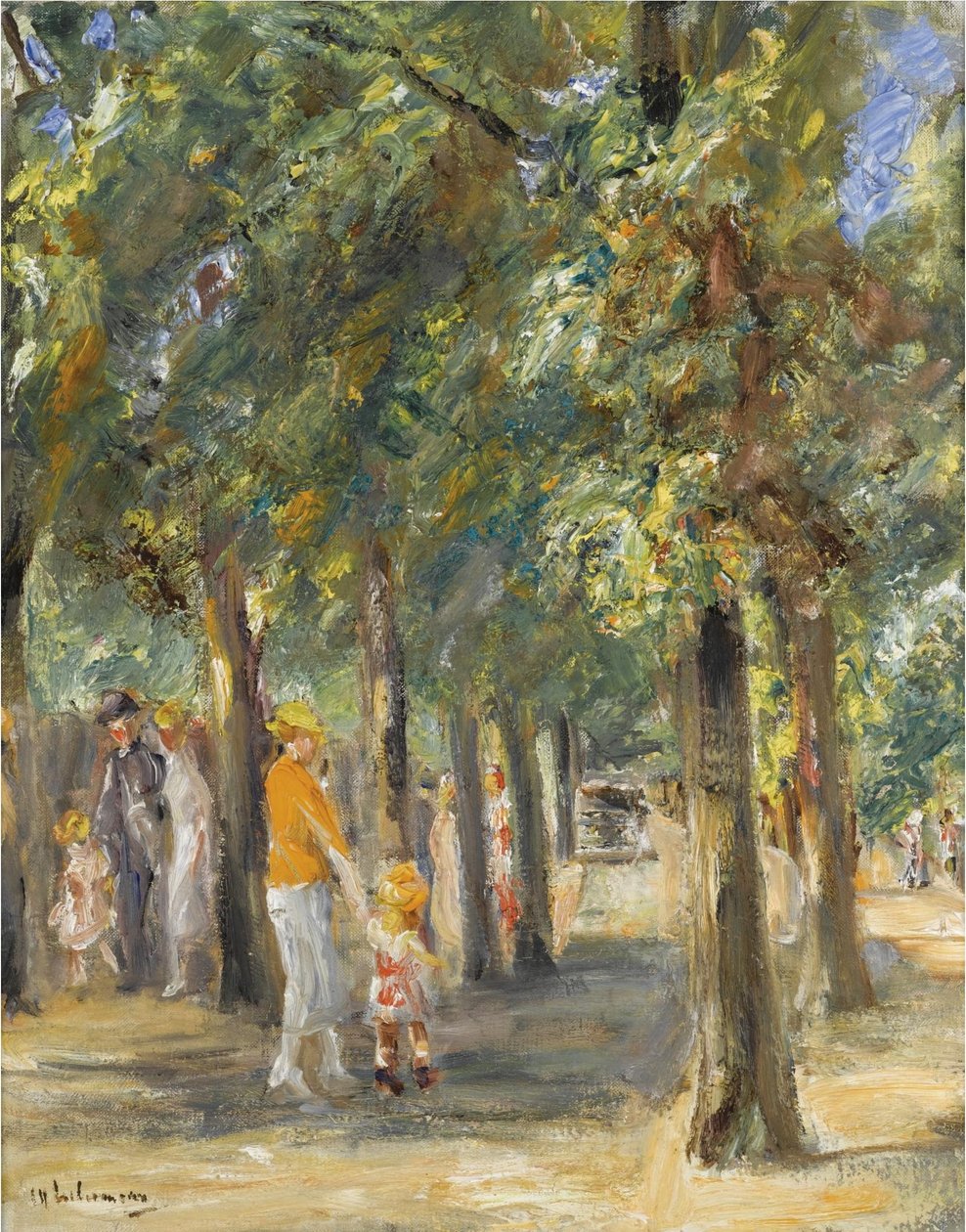 Tiergarten Scene by Max Liebermann