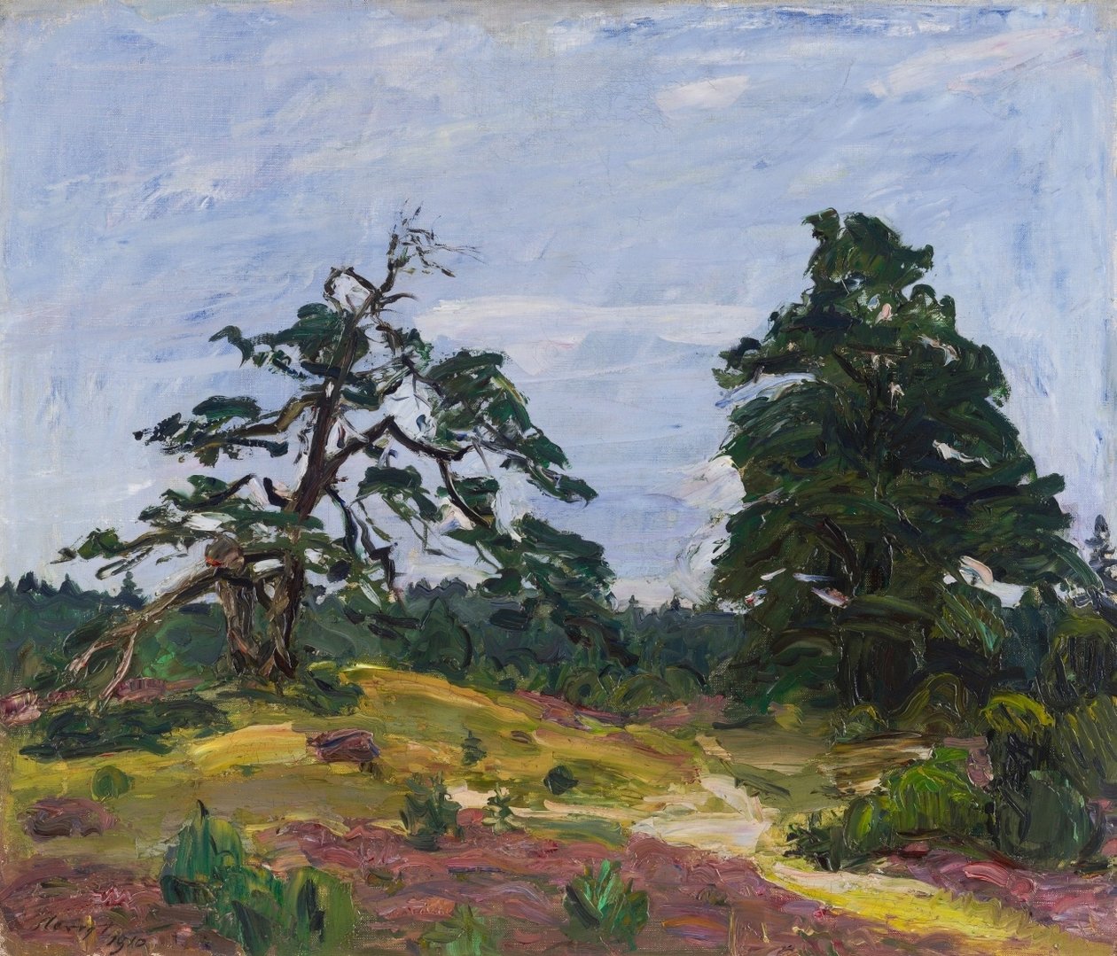 Heath and Trees by Max Slevogt