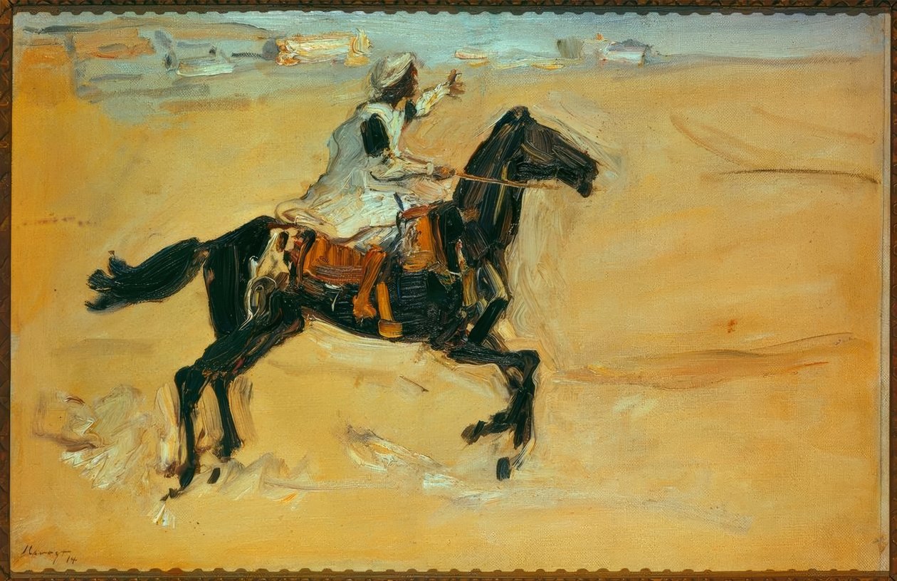 Arab on Horseback by Max Slevogt
