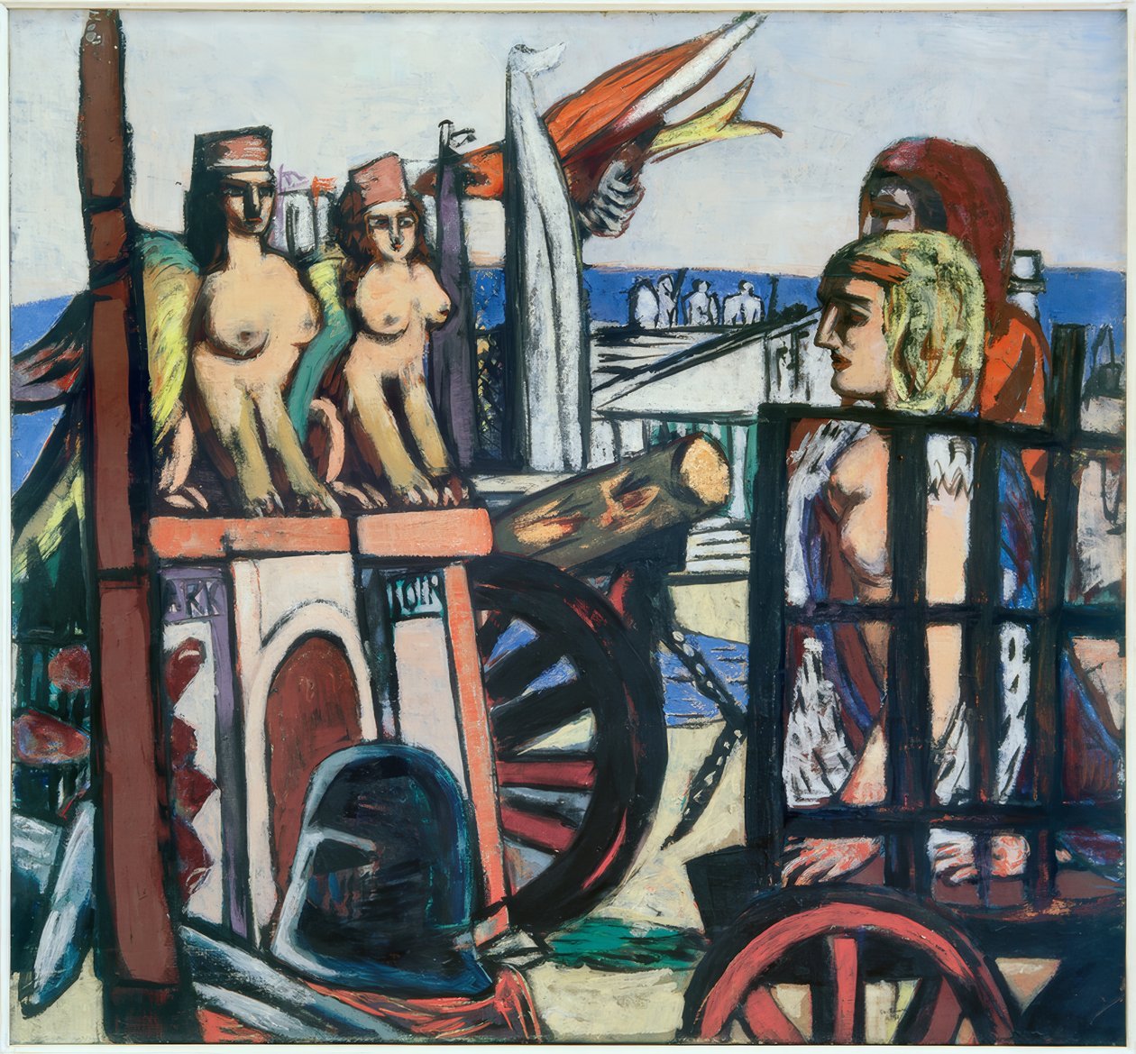 Transport of the Sphinxes by Max Beckmann