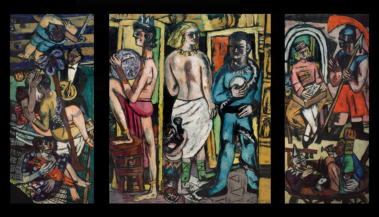 Acrobats by Max Beckmann