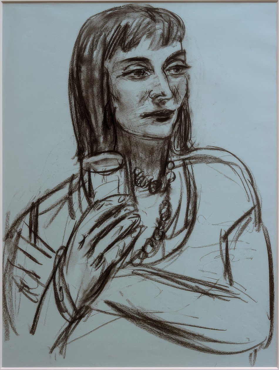 Portrait of Marion Greenwood by Max Beckmann