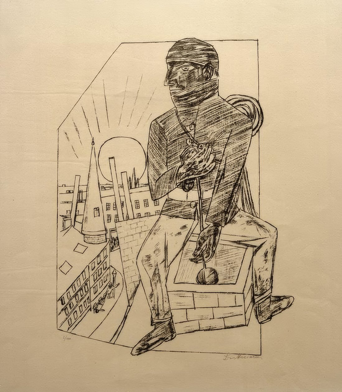 The Chimney Sweep by Max Beckmann