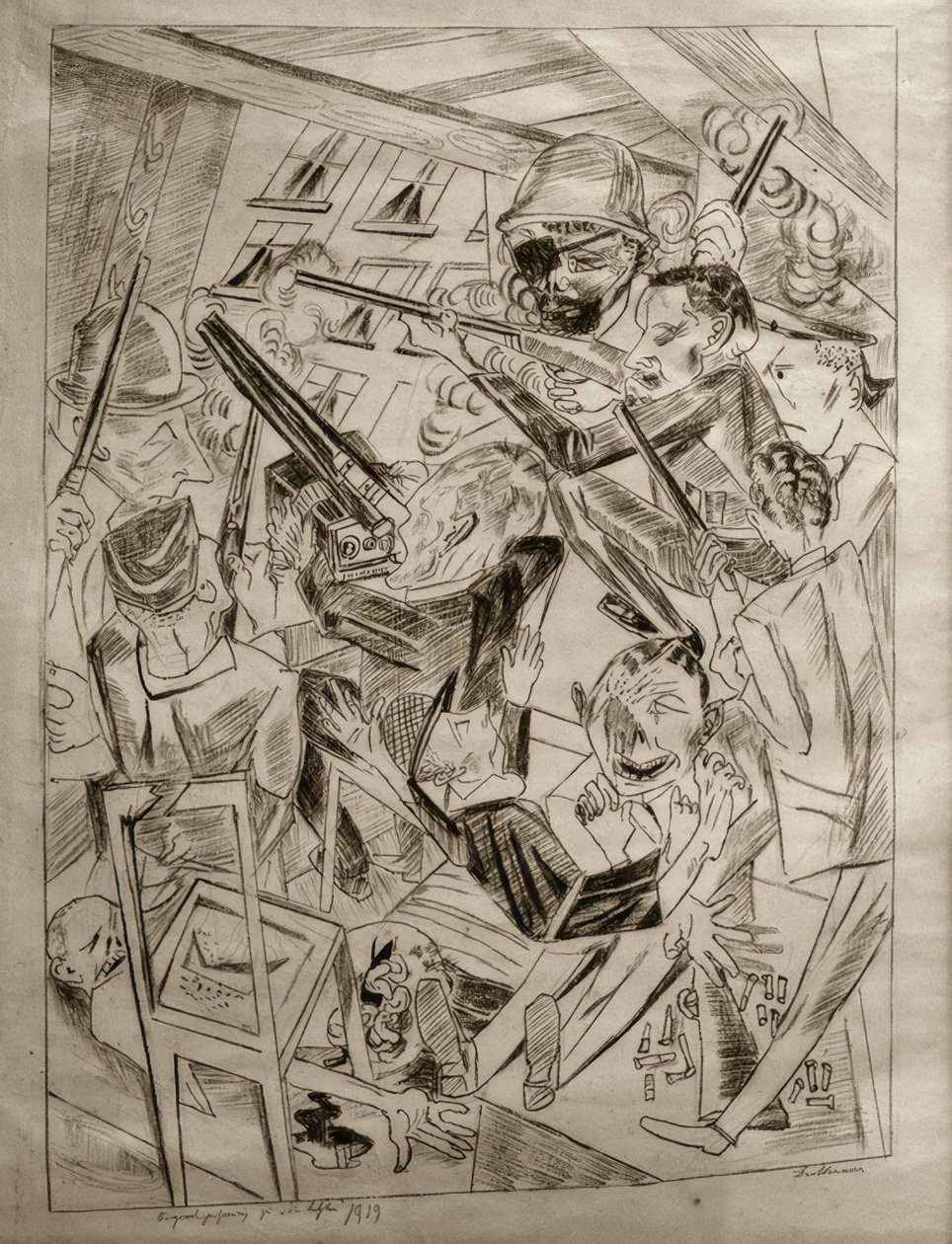 The Last Ones by Max Beckmann