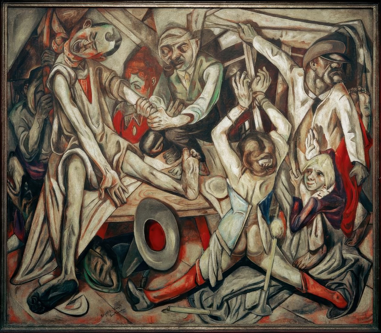 The Night by Max Beckmann