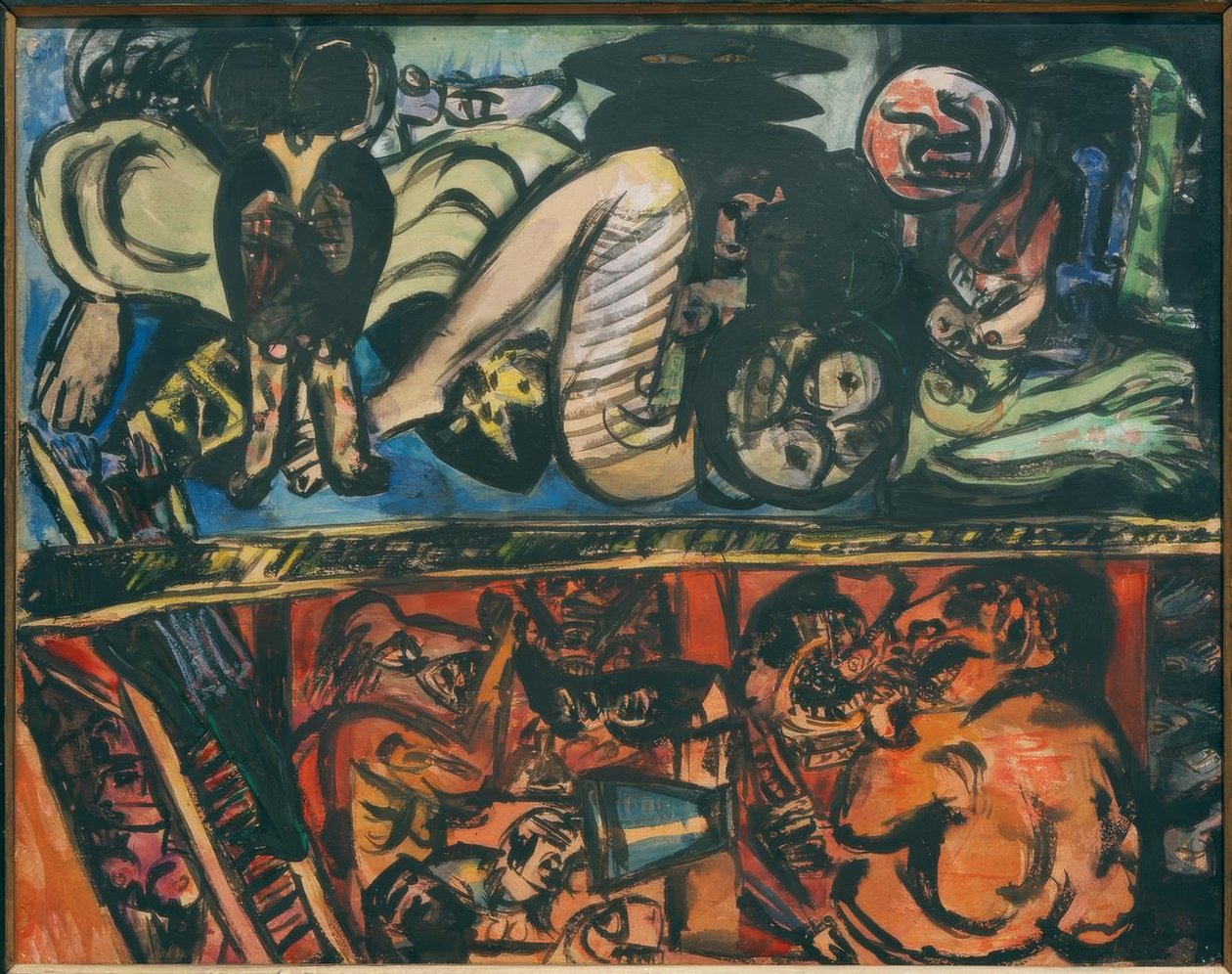 Hell and Purgatory by Max Beckmann