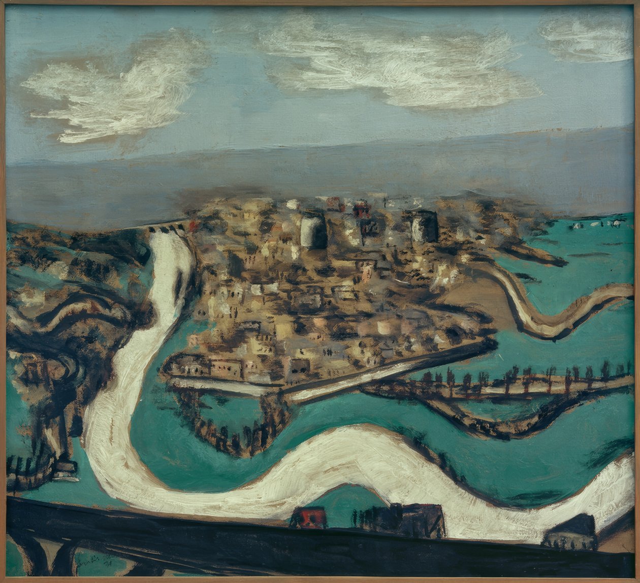 Saint-Germain Landscape by Max Beckmann