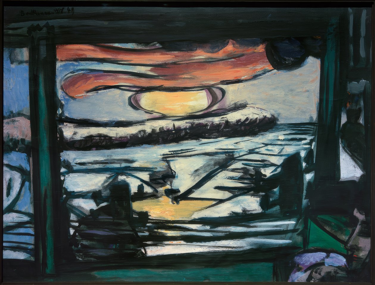 Morning on the Mississippi by Max Beckmann