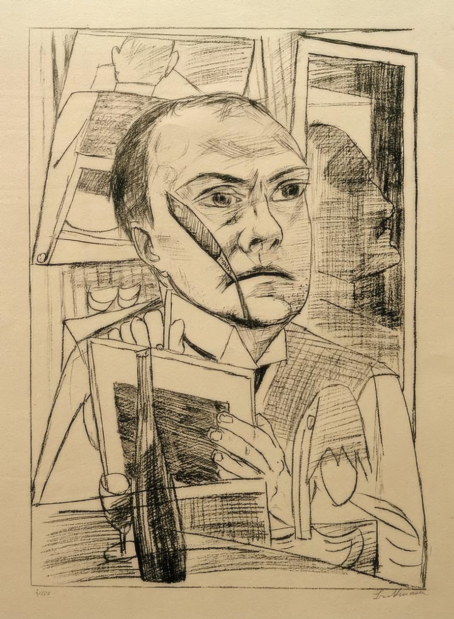 Self in the Hotel by Max Beckmann