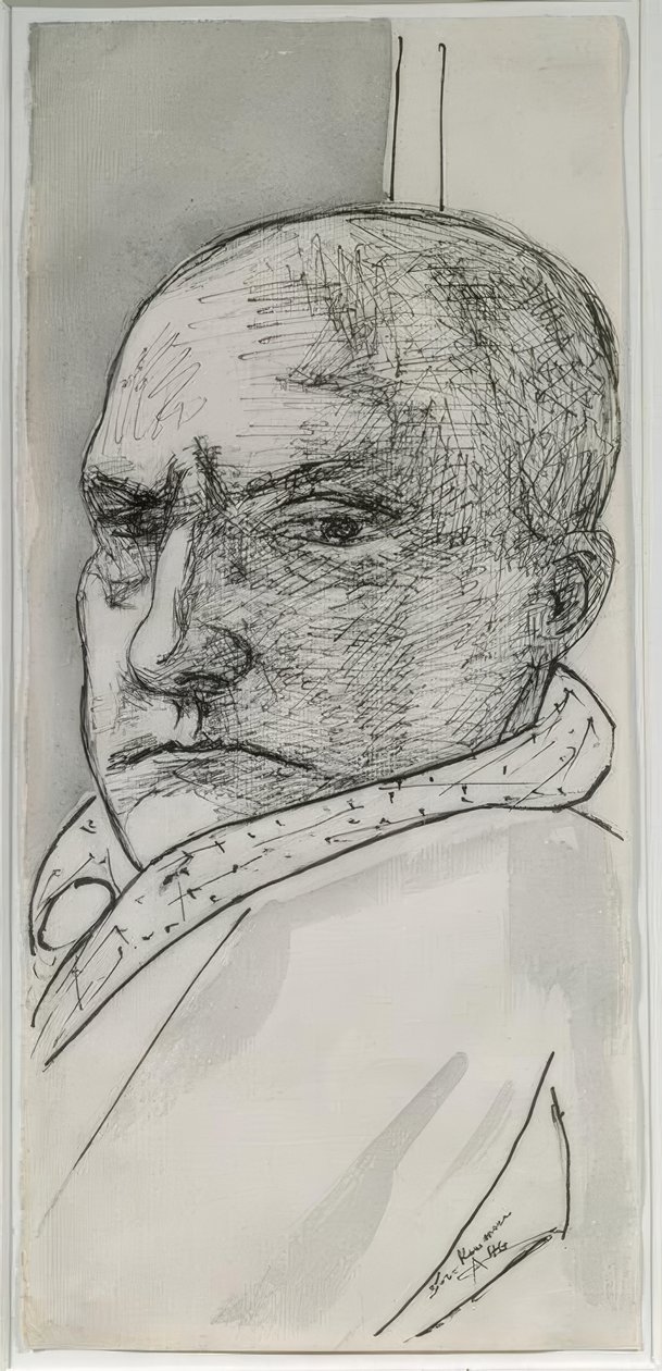 Self-Portrait by Max Beckmann