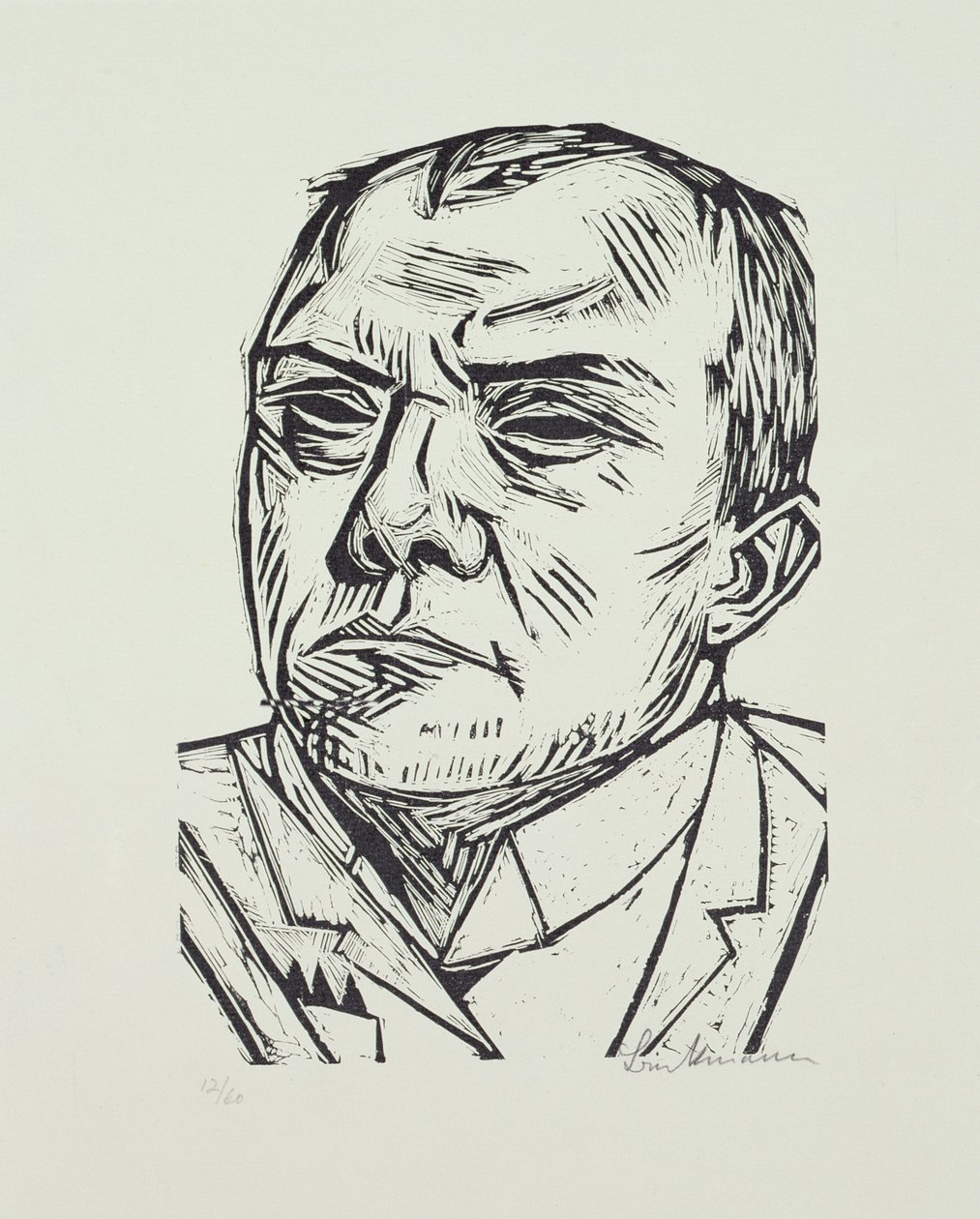 Self Portrait by Max Beckmann