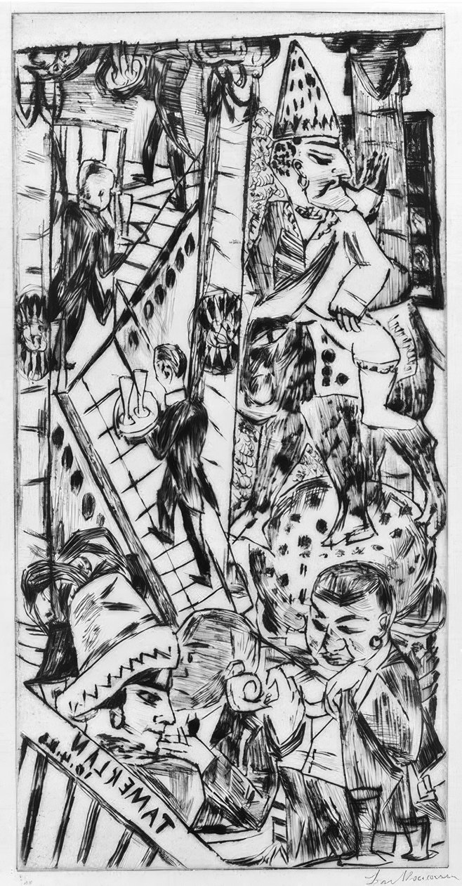 Tamerlane by Max Beckmann