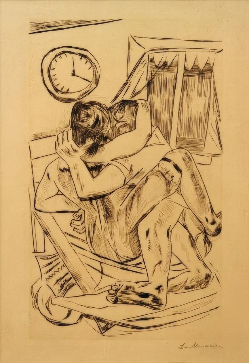 Embrace by Max Beckmann