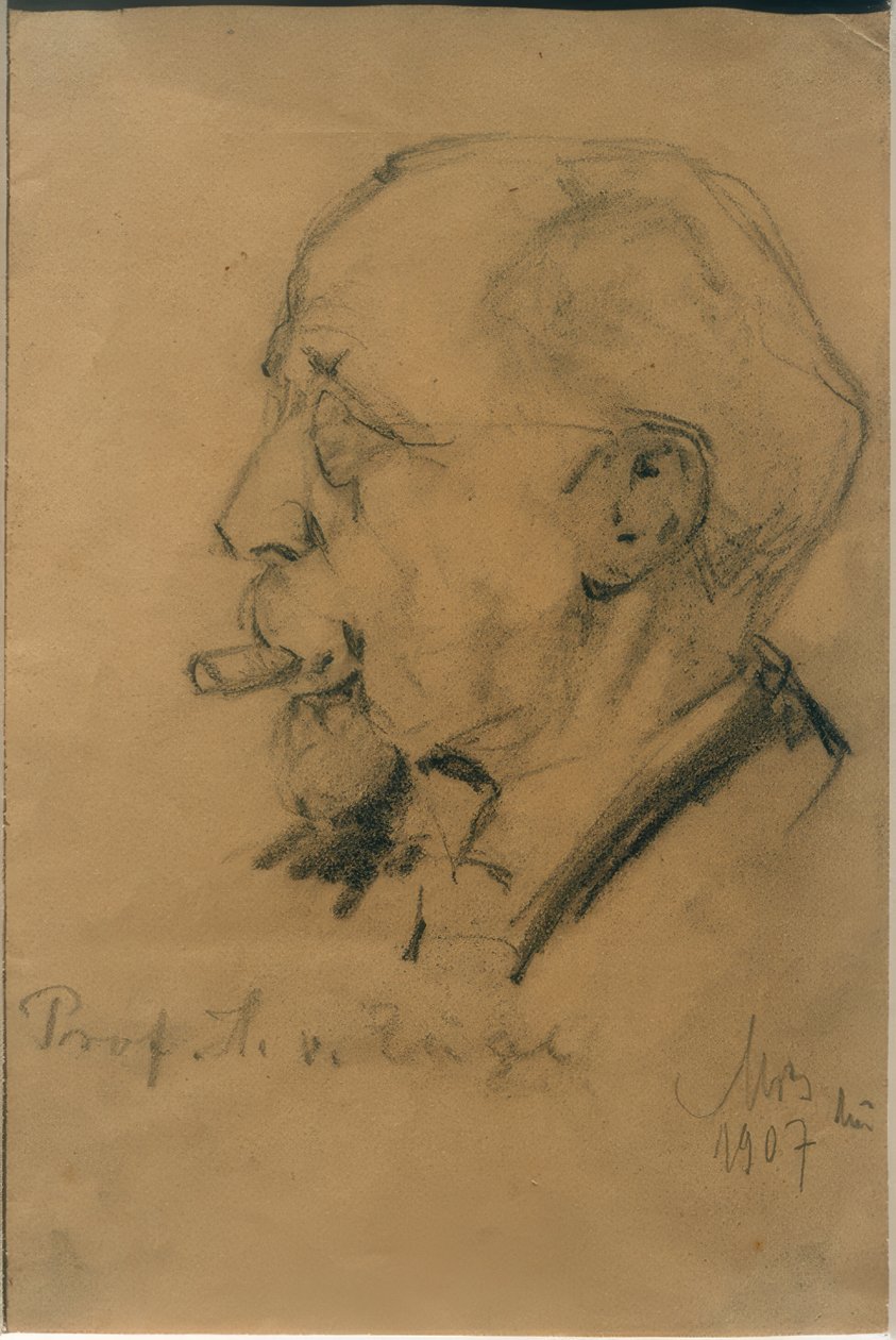 Portrait of Heinrich von Zügel by Max Bergmann