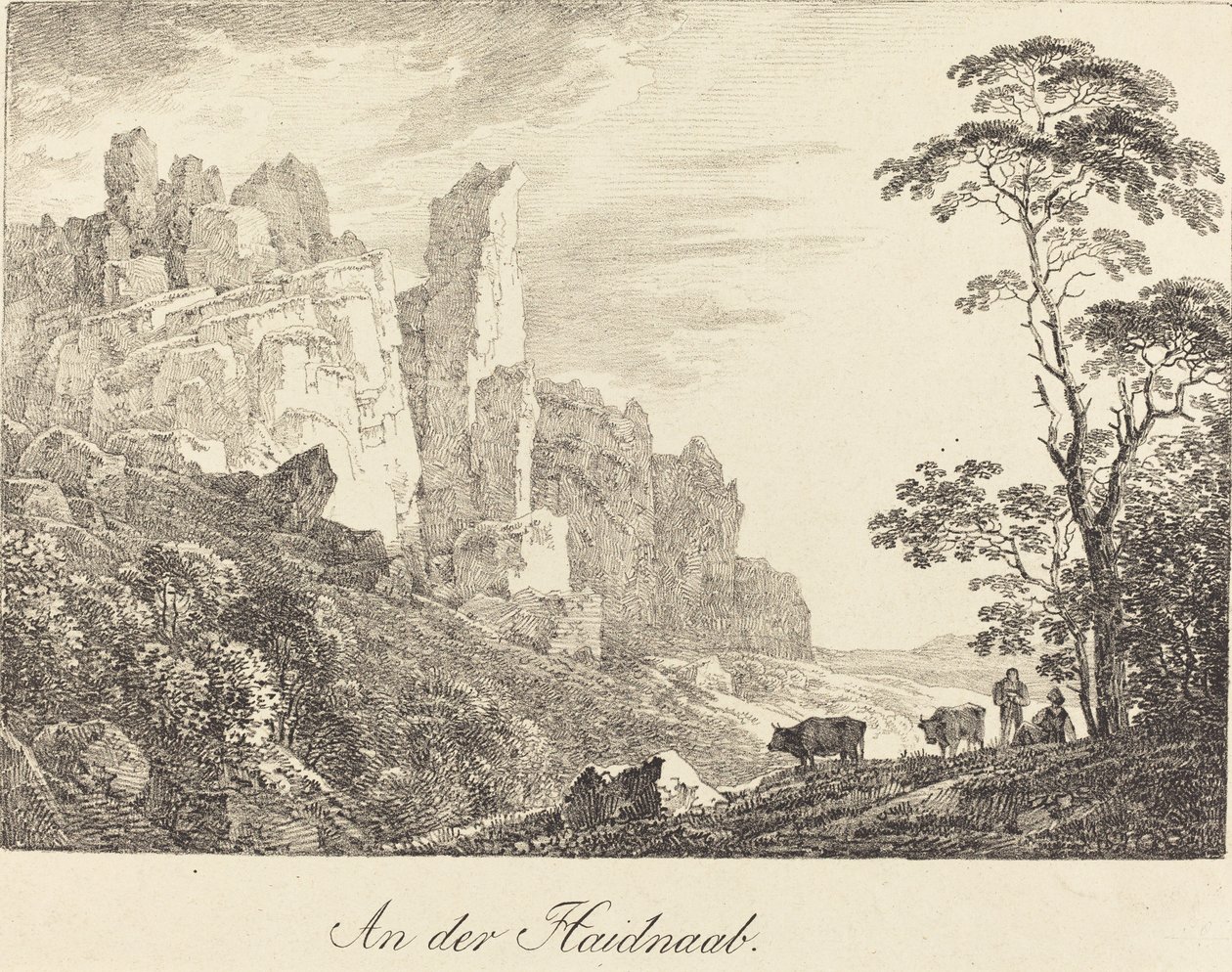 At the Haidnaab by Max Joseph Wagenbauer