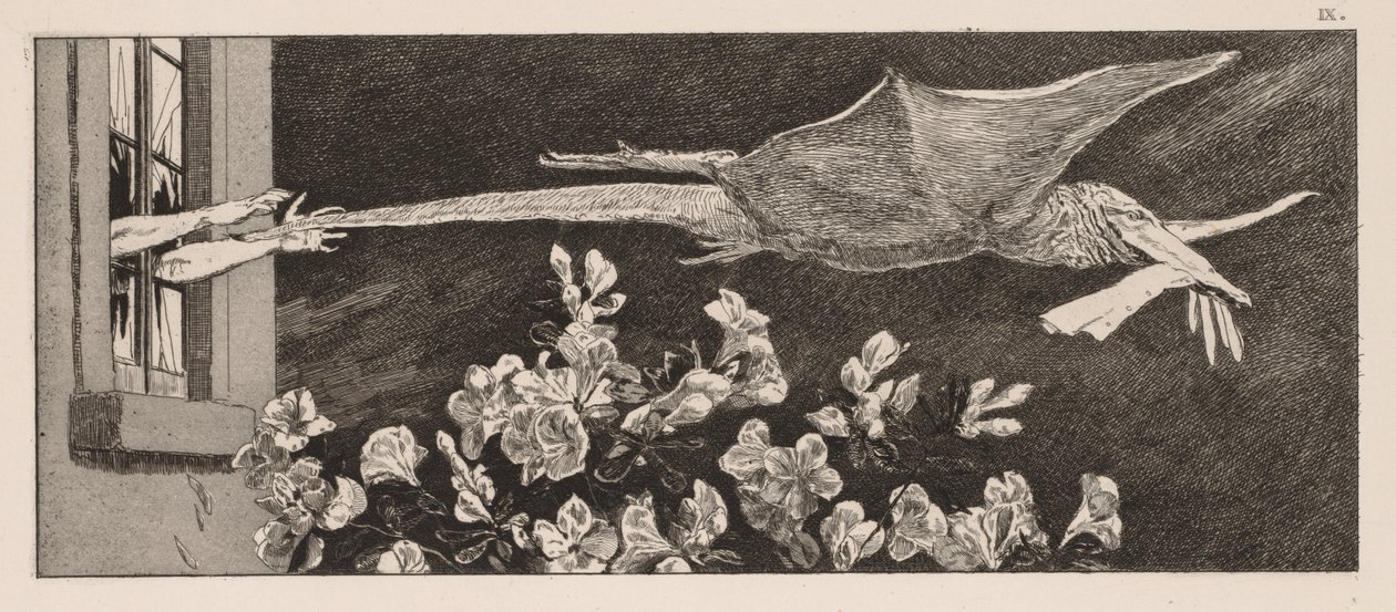 A Glove: The Abduction by Max Klinger
