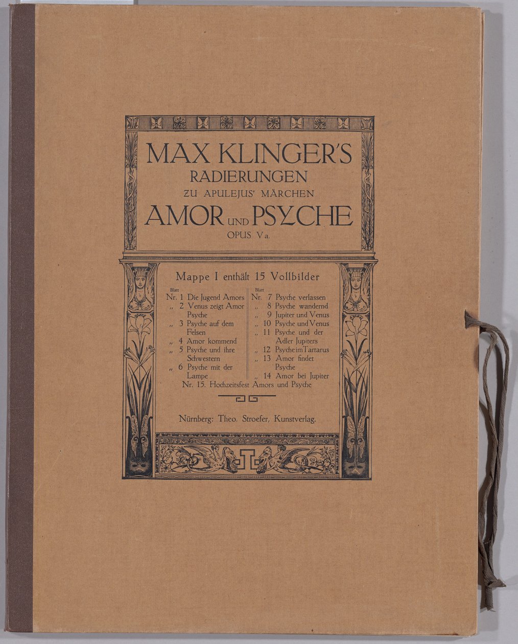 Amor and Psyche [Opus Va] by Max Klinger