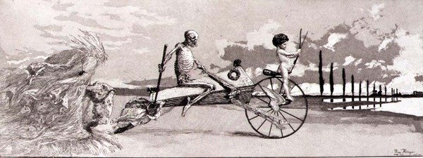 Cupid, Death and Beyond by Max Klinger