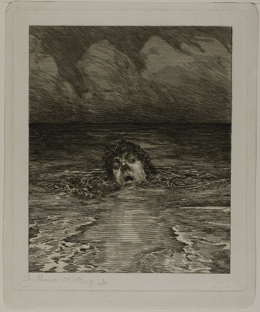 Downfall, Plate Twelve from A Life by Max Klinger