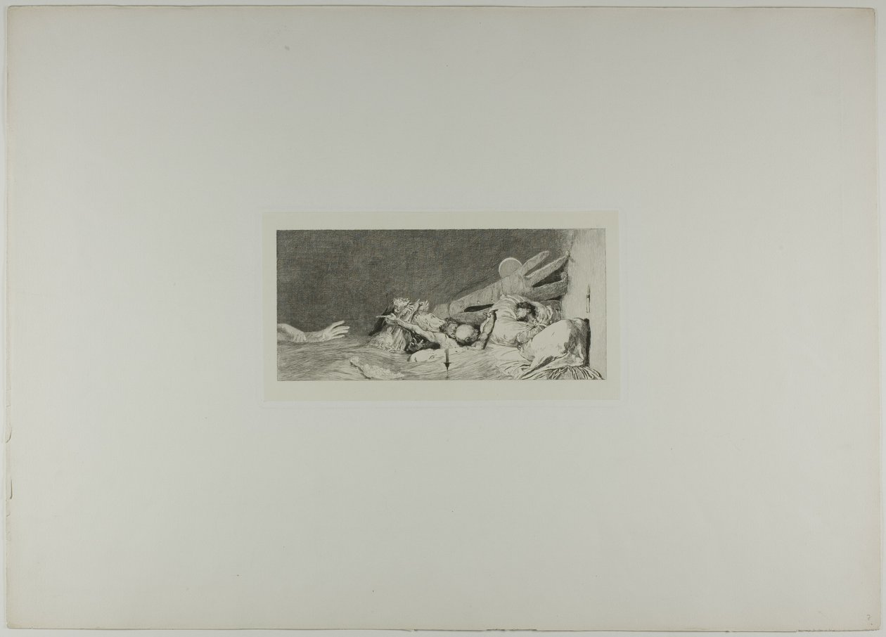 Fears, plate seven from A Glove by Max Klinger