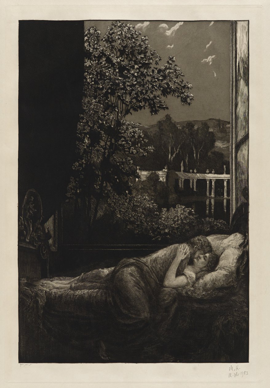 Night (Happiness) by Max Klinger