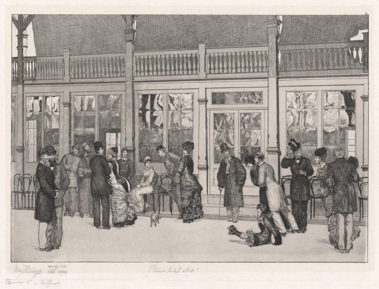Place Ort, 1880 by Max Klinger
