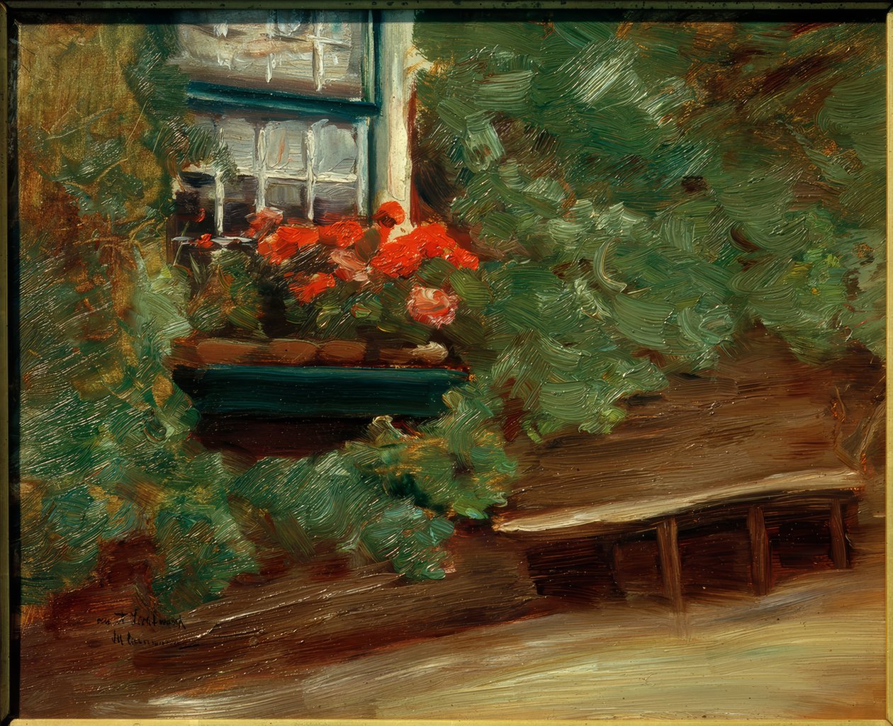 View of a Dutch Farmhouse by Max Liebermann