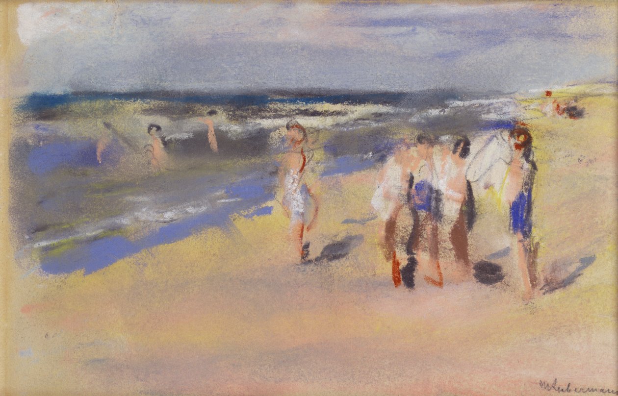 Beach (c.1910) by Max Liebermann