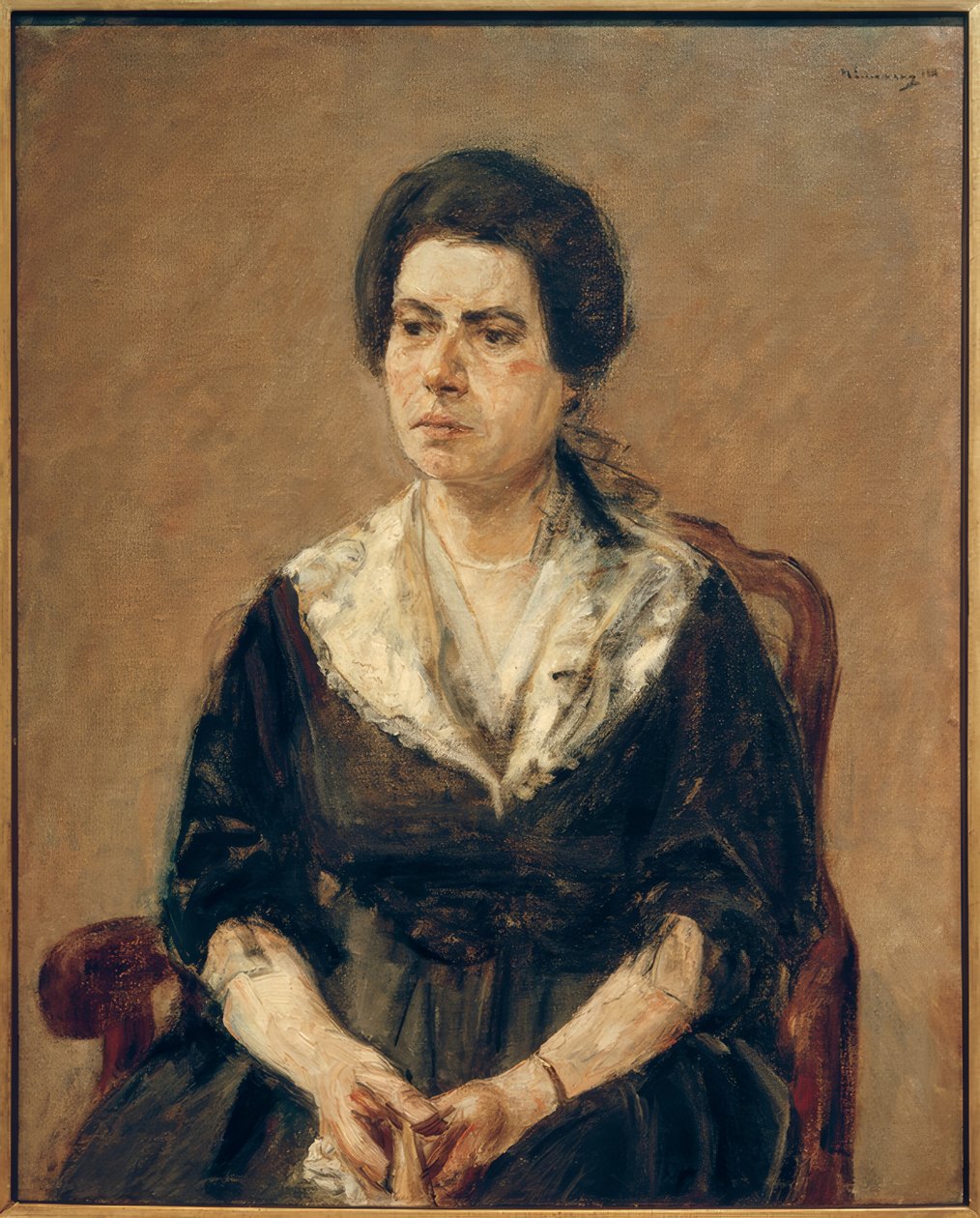 Portrait of Mrs. Julie Elias, née Levi by Max Liebermann