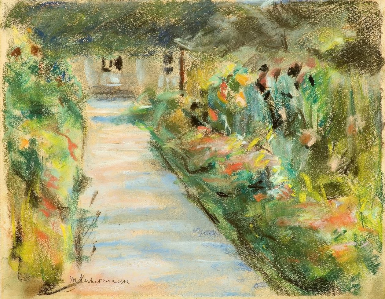 Blooming Garden by Max Liebermann