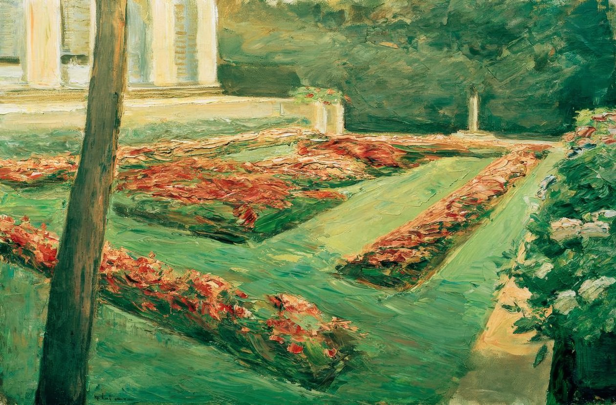 M. Liebermann, Flower Terrace Wannsee by Max Liebermann