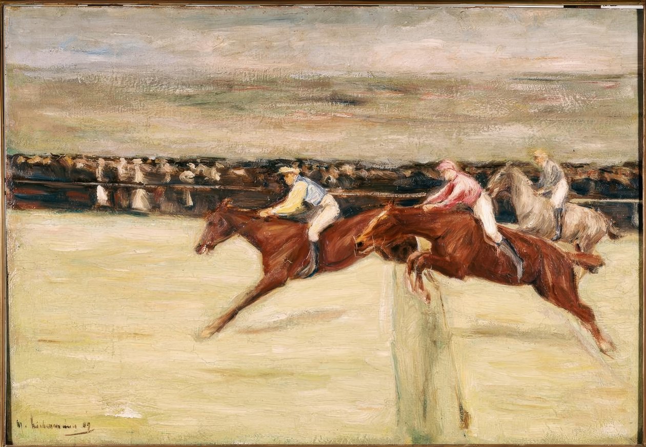 Horse Racing in the Cascine by Max Liebermann