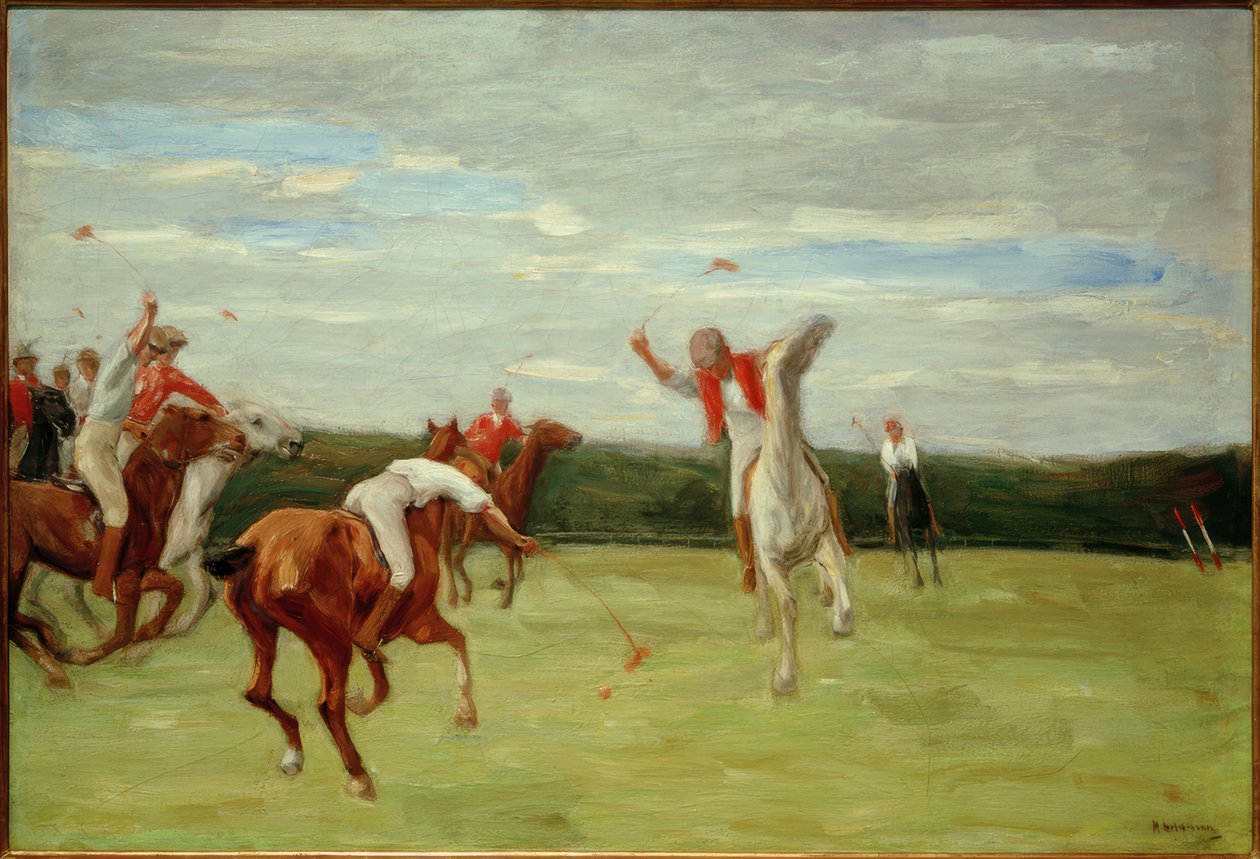 Polo Players in Jenisch Park by Max Liebermann